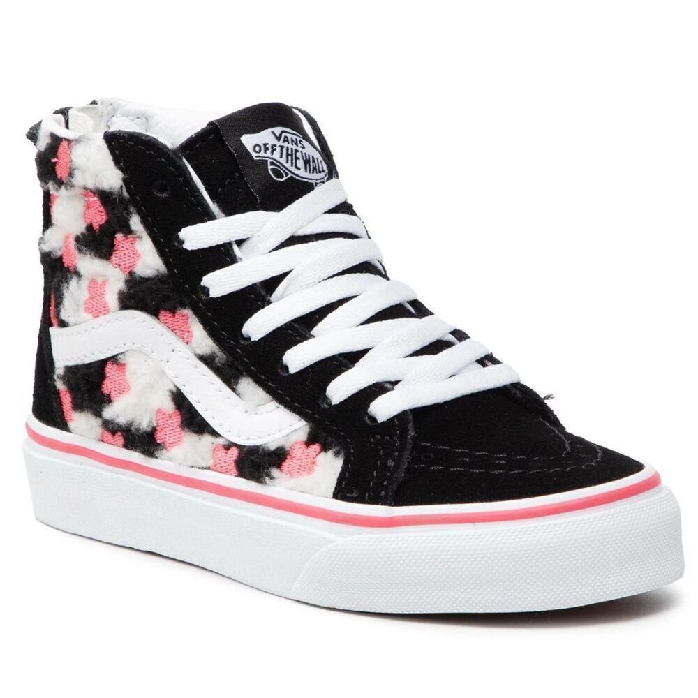 Vans S8 Checkerboard Sherpa Hi Tops